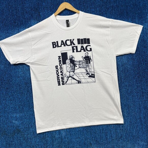 Black Flag Nervous Breakdown Punk T-shirt Size Extra Large - Picture 3 of 4